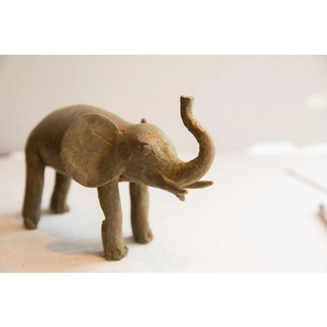 Late 20th Century Vintage African Elephant Sculpture For Sale - Image 5 of 9