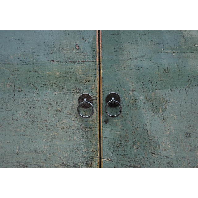 Chinese Vintage Chinese Painted Cabinet For Sale - Image 3 of 5