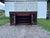Vintage Carved Mahogany Sideboard / Bar Cabinet With Gold-Tooled Leather For Sale - Image 4 of 12
