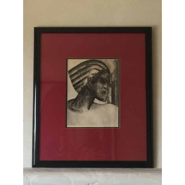 1930s Art Deco Portrait Lithographs by Boris Lovet-Lorski - a Pair For Sale - Image 4 of 10