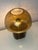 Metal Brown Mushroom Lamp with Glass Inclusion from Süssmuth Leuchten, 1970s For Sale - Image 7 of 11