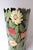 Green Umbrella Stand Hand Painted Flowers and Leaves For Sale - Image 8 of 12