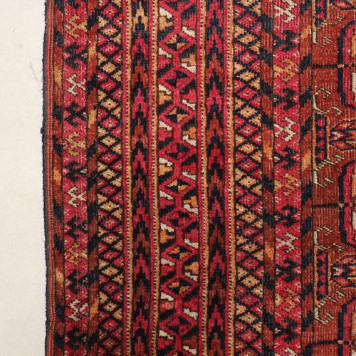 Textile Bukhara Rug in Wool For Sale - Image 7 of 9