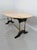Metal Oval Coffee Table with Marble Top, 1950s For Sale - Image 7 of 15