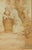 A fine wool and silk tapestry showing a courting couple in a woodland setting. Finely woven in Autumn colors this style of...