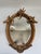 1970s French Napolean III Neoclassical or Baroque Style Oval Vintage Wall Mirror For Sale - Image 5 of 9