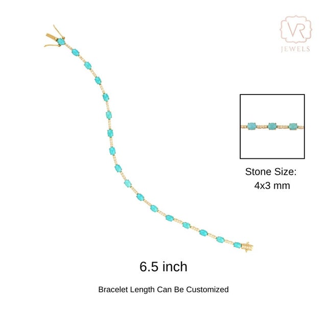 14k Solid Gold Natural 3.25ct Turquoise & Diamond Mexican Bracelet For Sale - Image 12 of 16