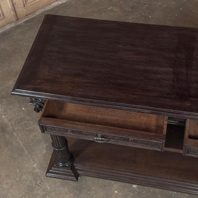 19th Century French Renaissance Revival Henry II Style Server For Sale - Image 17 of 18