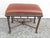 Asian Style Antique French Faux Bamboo Stool For Sale - Image 4 of 17
