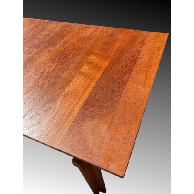 Danish Extendable Dining Table by Inger Klingenberg for France & Son, 1960s For Sale - Image 13 of 13