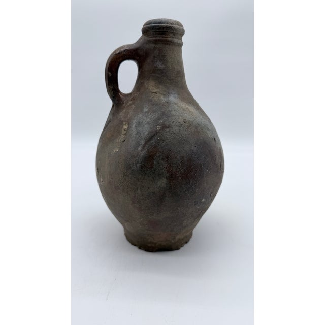 17th-Century German Bartmann (Bellarmine) Stoneware Jug — Excavated at the World Trade Center Site, New York City For Sale - Image 13 of 16