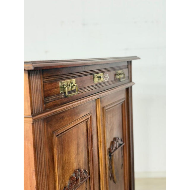 Antique Gründerzeit Vertiko Chest of Drawers, Late 19th Century For Sale - Image 11 of 13
