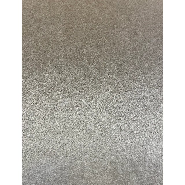 Champagne Ebonized Dining Chairs in Champagne Mohair - Set of 4 For Sale - Image 8 of 13