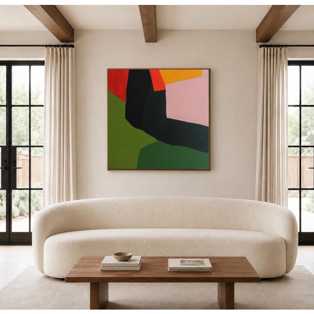 Bodasca, The Light Between the Hills, 2026, Acrylic on Canvas For Sale - Image 7 of 9