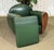 Green Art Deco Style Club Chair in Leather and Beech, 1980s For Sale - Image 8 of 11