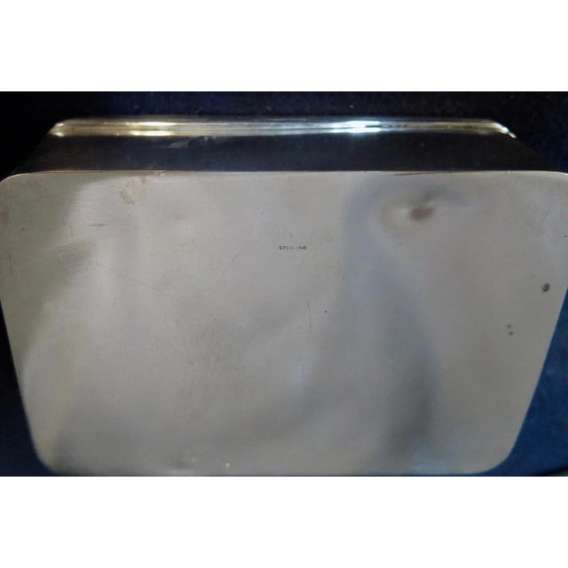 Vintage Art Deco Period Sterling Silver Smoking Set For Sale - Image 12 of 12