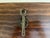 Circa 1930s English Cast Brass Lion Head Door Knocker For Sale - Image 9 of 9