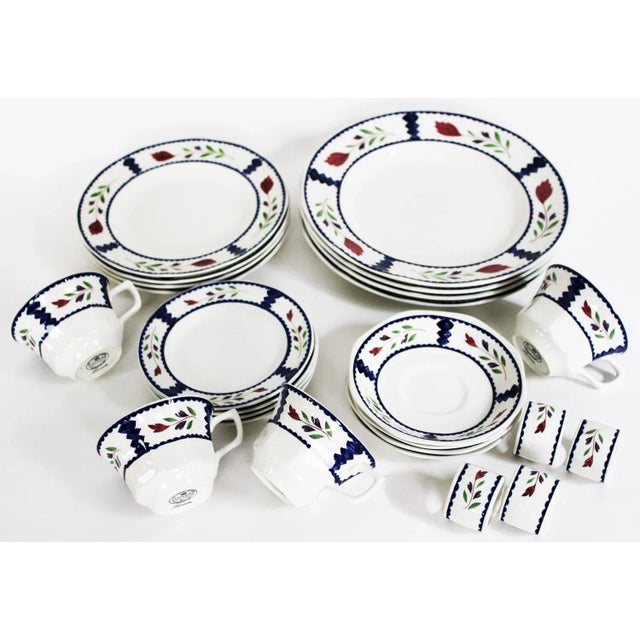 Blue Adams China Lancaster Pattern - Real English Ironstone For Sale - Image 8 of 8