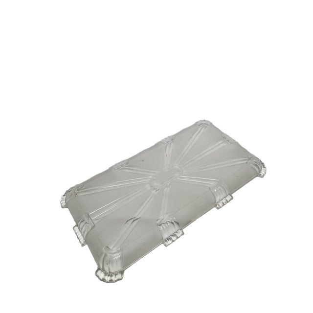Polish Art Deco Tray by Zawiercie Glassworks, 1930s For Sale - Image 6 of 9