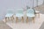 Danish Iskos-Berlin for Muuto Blue Leather Fiber Side Chairs Wood Base, Set of 6 For Sale - Image 12 of 18