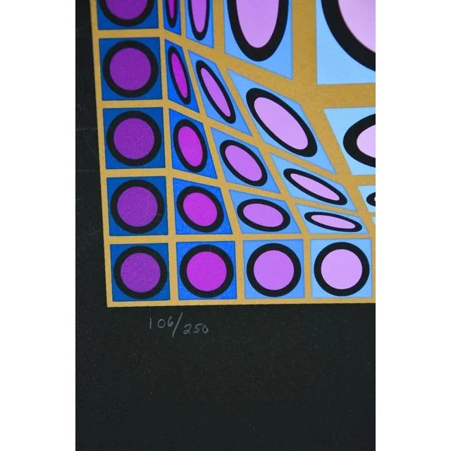 Victor Vasarely, Microcosmos, 1979, Silkscreen For Sale - Image 6 of 8