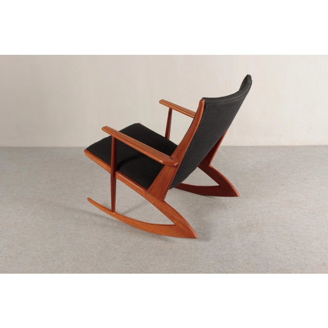 Danish Teak Rocking Chair, 1950s For Sale - Image 18 of 18