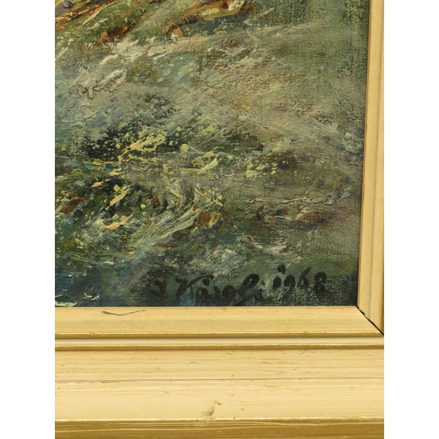 1960s Karolyi, Fish, 1968, Oil on Board, Framed For Sale - Image 5 of 14