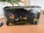 Chinoiserie Antique Chinese Export Black Lacquer Chinoiserie Box, Hand-Painted Figures & Cranes For Sale - Image 3 of 5