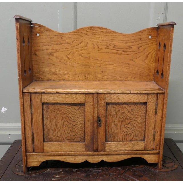 Arts and Crafts Wall Cabinet, 1890 For Sale - Image 3 of 7