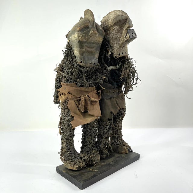 The Songye Nkishi power fetish figure originates from the Lualaba River in the savanna territory. Figures like this are...