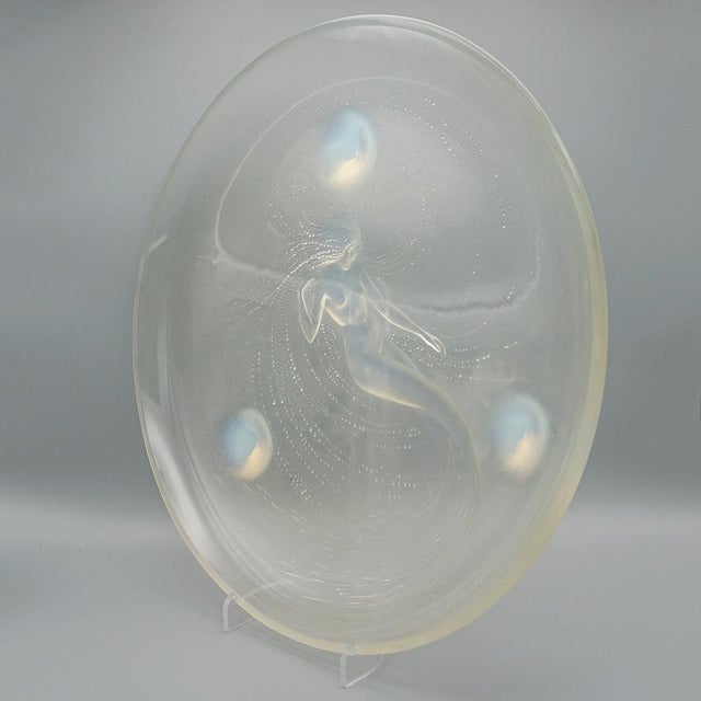 Art Deco Glass Charger by Rene Lalique, 1920s For Sale - Image 3 of 14