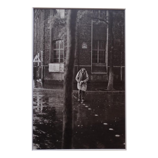 Henri Cartier-Bresson, Alberto Giacometti, Rue dAlésia, 1961, Photolithograph For Sale