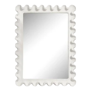 Bespoke Rosetta Undulating Plaster Mirror