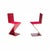 Zig Zag Chairs by Gerrit Thomas Rietveld for Cassina, Set of 2 For Sale - Image 6 of 16