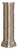 Rl 10 Cylindrical Pedestal in Polished Aluminum by Caspal For Sale