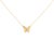 Like a whisper of spring suspended at your collarbone, this butterfly pendant glows with a mirror-smooth, high-polish...