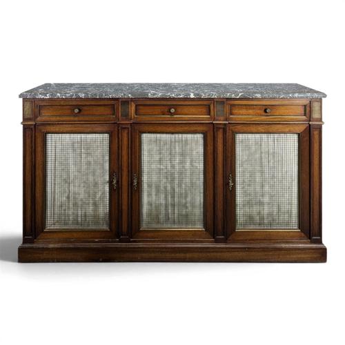 Mahogany Wire-Mesh Directoire Sideboard For Sale - Image 10 of 10