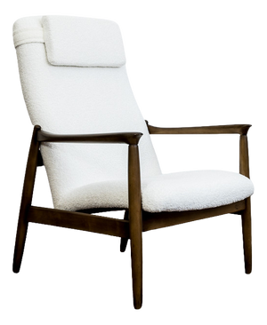 Mid-Century Modern High Back Lounge Chair by Edmund Homa, Poland, 1960s