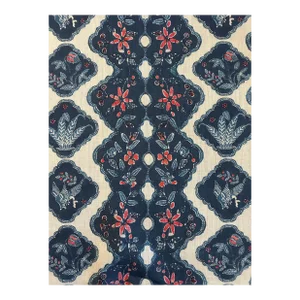 Phoenicia Batik Linen Fabric by Mindthegap 2 2/8 Yards