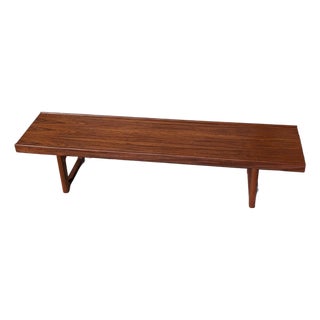 Teak "Krobo" Bench by Torbjørn Afdal for Bruksbo, Norway, 1960s For Sale