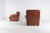 1970s Brown Leather Club Armchairs, 1970s, Set of For Sale - Image 5 of 13