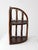 Brown Mid Century Rattan Corner Wall Shelf For Sale - Image 8 of 11