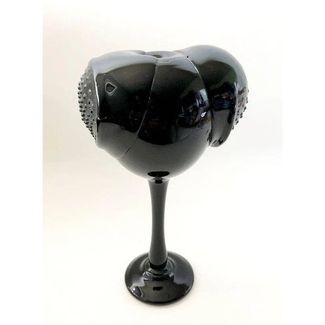 Mid-Century Modern 1970s Organic Handblown Studio Glass Object Sculpture For Sale - Image 3 of 7