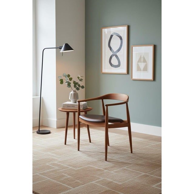 Vintage Armchair by Illum Wikkelsø for Niels Eilersen, 1960s For Sale - Image 16 of 18