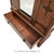 Antique Victorian Oak Wardrobe | Armoire | 3-Piece Knockdown | Beveled Mirror | Key | 19th Century For Sale - Image 12 of 18