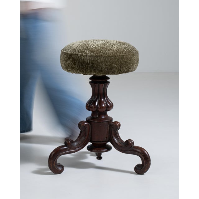 French Swivel Piano Stool, Antique, France, Late 19th Century For Sale - Image 11 of 18