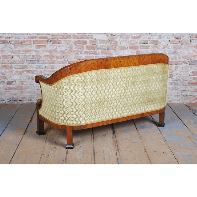 Empire Seating Set in Walnut, Austria, 1810s, Set of 3 For Sale - Image 10 of 18