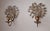 Metal Vintage Brass Tree of Life Sconces Pair Hollwood Regency For Sale - Image 7 of 7