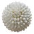 1997 Sea Shell Decorative Ball, White For Sale