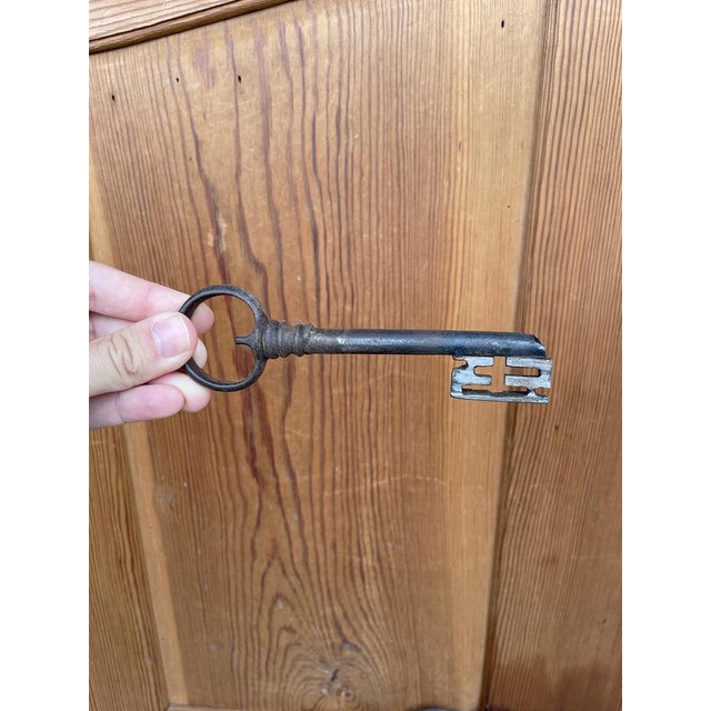 Painted 2-Door Wardrobe, 1804 For Sale - Image 6 of 18